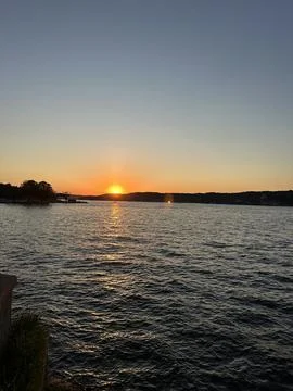 Sunset at Lake of the Ozarks Stock-Fotos