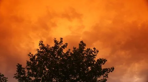 Sunset with Lake Stock Photos