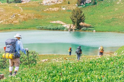 Sunset Lake Stock Photos