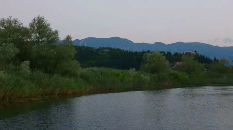 Sunset on Lake Skadar Stock Footage 67953982