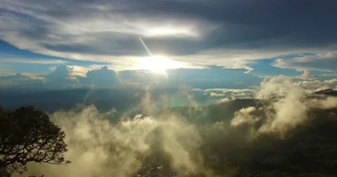 Sunset landing at Doi Piu Stock Footage 54920118