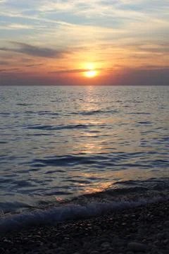 Sunset landscape Stock Photos