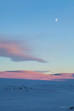 Sunset landscape Foto stock