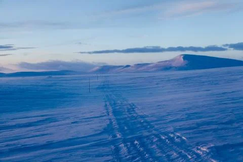 Sunset landscape Stock Photos