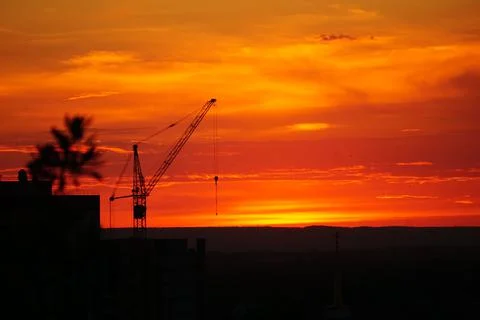 Sunset Landscape Foto stock