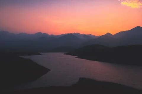 Sunset Landscape Stock Photos