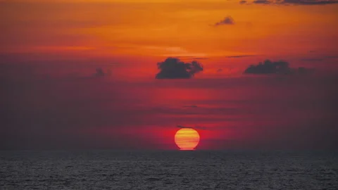 Sunset landscape at Phuket island Stock Footage 148806811