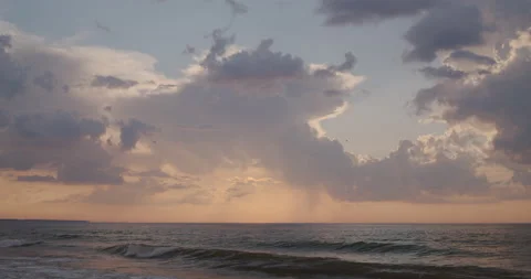 Sunset landscape at the sea Stock Footage 135100278