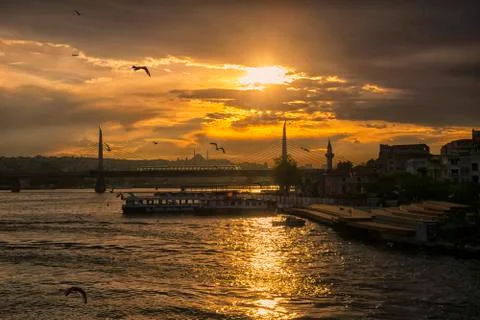 Sunset Landscapes Stock Photos