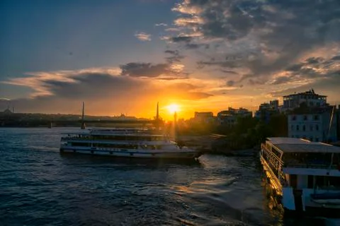 Sunset Landscapes Stock Photos