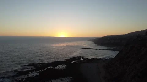 Sunset Last Phase over Rocks Video stock 159719944