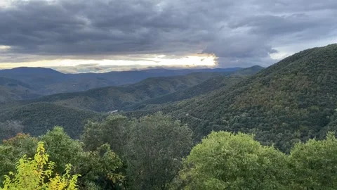 Sunset in Les Cévennes Видео 345361186