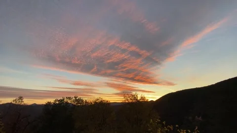 Sunset in Les Cévennes 動画素材 346501049