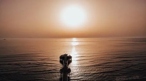 Sunset in Lido Stock Photos