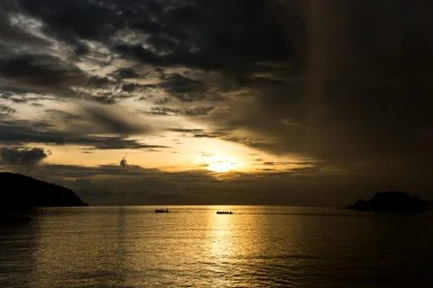 Sunset light Foto stock