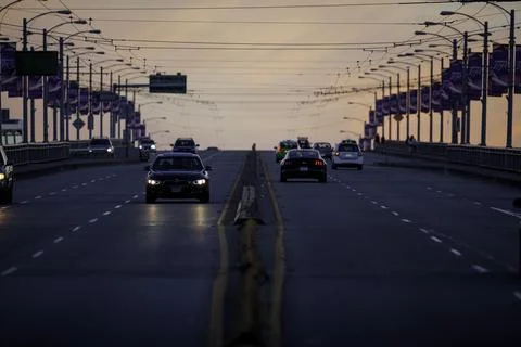 Sunset light point of view Фото