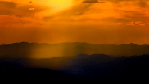 Sunset Light in the Ski Basin Stock Photos