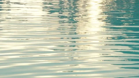 Sunset light on thermal water 動画素材 247840073