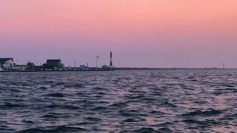 Sunset with lighthouse Stock-Footage 113584472