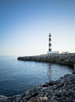 Sunset at the lighthouse Stock Photos