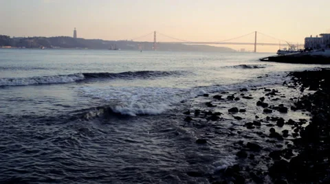 Sunset in Lisbon 動画素材 38671079