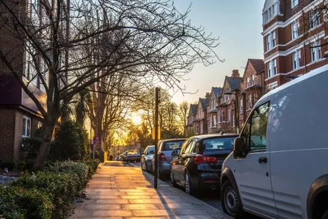 Sunset in London Stock Photos
