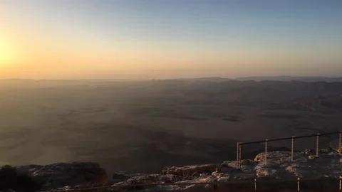 Sunset on a lonely peak Video stock 202603478