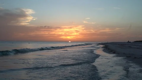 Sunset longboat Stock Footage 290156989