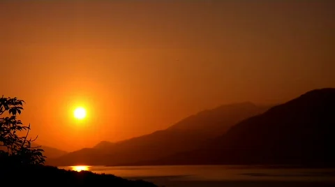 Sunset ( loop ) Stock Footage 726062