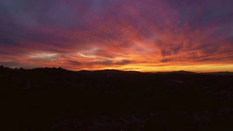 A Sunset in the Los Angeles Suburbs Stock Footage 221208075