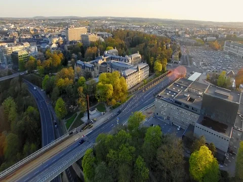 Sunset in Luxembourg 库存影片 80445948