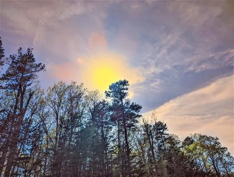 Sunset at Lynch Station 写真素材