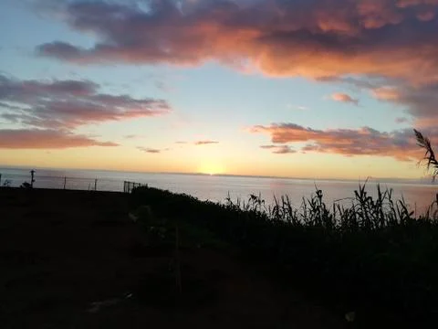 Sunset in Madeira Stock Photos
