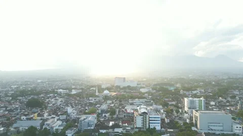 Sunset in Malang City Stock Footage 234916735