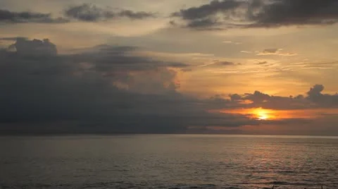 Sunset in Malaysia Stock Footage 12310294