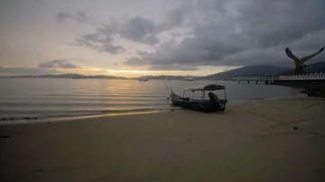 Sunset in Malaysia Stock Footage 85625979