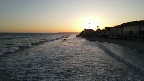 Sunset Malibu Stock Footage 166524831