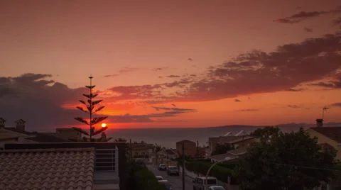 Sunset on Mallorca Stock Footage 35218731