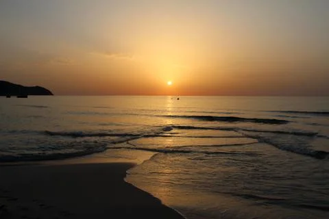 Sunset in Mallorca Stock Photos