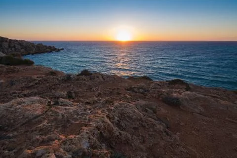 Sunset in malta Stock Photos