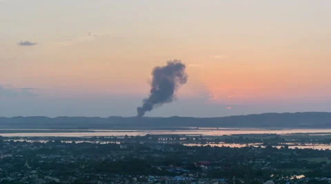 Sunset from Mandalay Hill Stock Footage 49148777