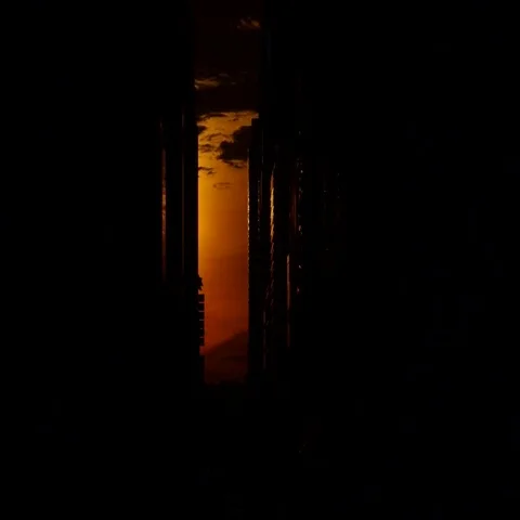 Sunset at Manhattanhenge  Stock Footage 69625127
