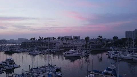 Sunset Marina Stock Footage 166525458