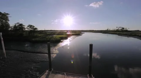 Sunset Marsh 動画素材 66477937