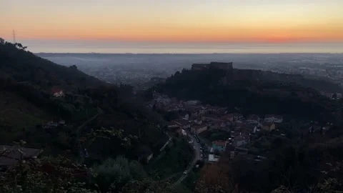 Sunset in Massa, Tuscany 스톡 동영상 146857964