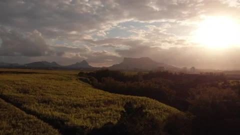 Sunset Mauritius Stock Footage 300177430