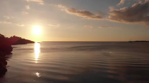 Sunset Mauritius Stock Footage 300185733