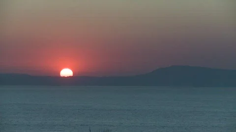 Sunset Mediterranean 6 Video stock 791772