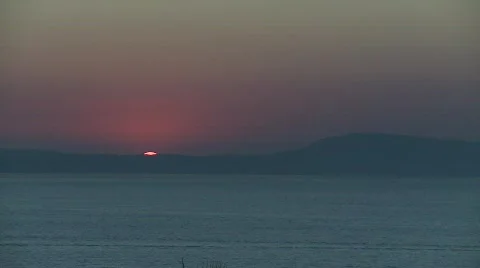 Sunset Mediterranean 9 Video stock 792068