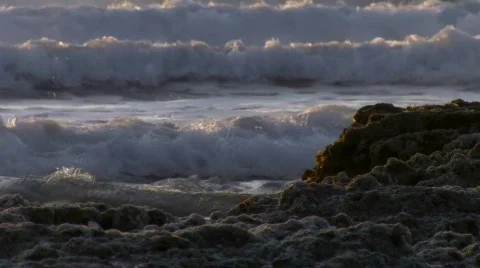 Sunset at Mediterranean Sea.  Stock Footage 750409